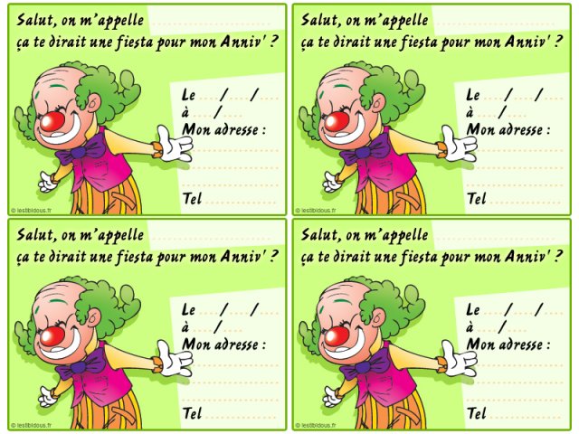 Anniversaire cirque