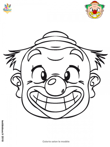 Coloriage sur le thème du cirque