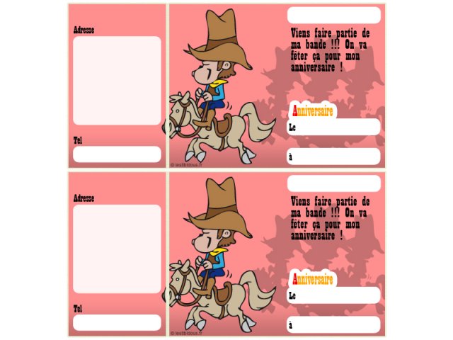 Anniversaire western