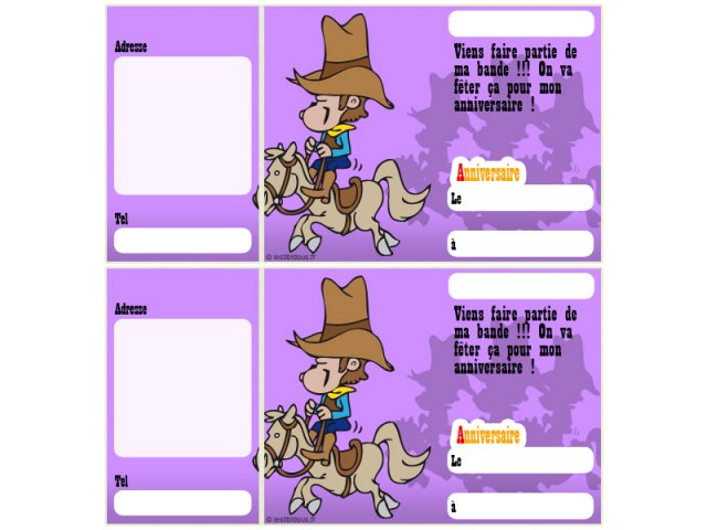 Anniversaire western