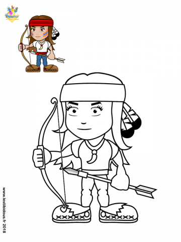 Coloriages sur le thème du far west