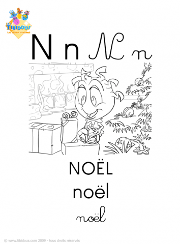 abecedaire de noel