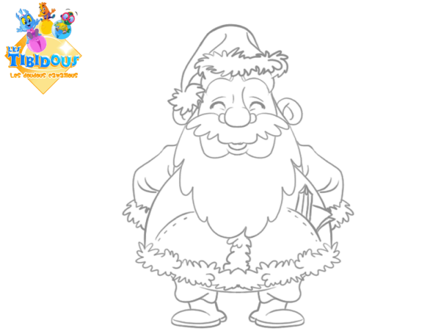 abecedaire de noel - père noël