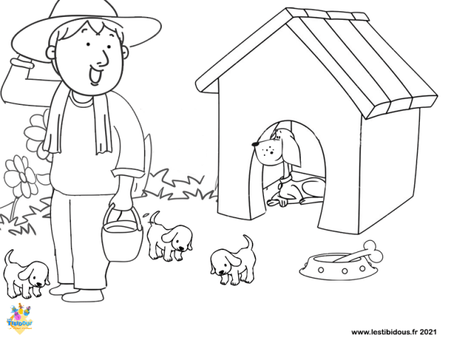 Coloriages Les chiens