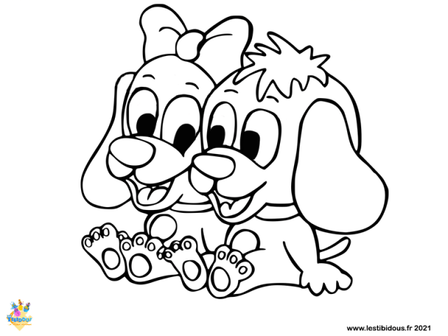 Coloriages Les chiens