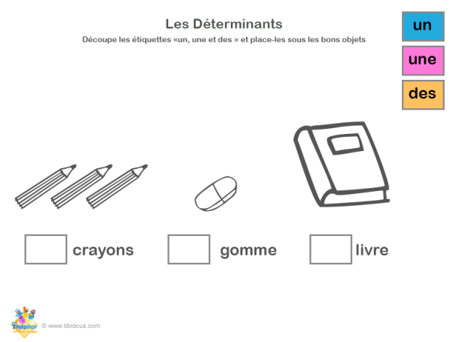 Grande Section : les déterminants