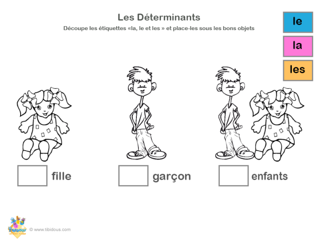 Grande Section : les déterminants