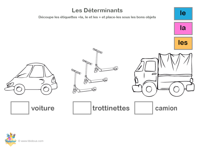 Grande Section : les déterminants