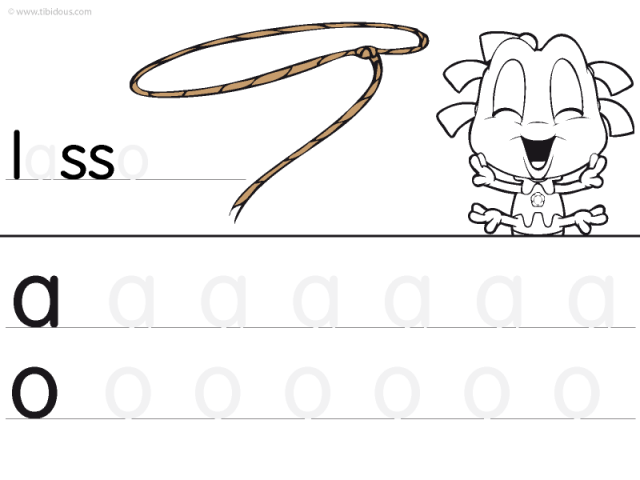 Grande section : Minuscules