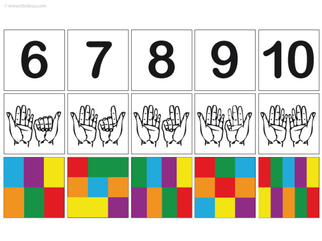Grande Section : Frises numériques