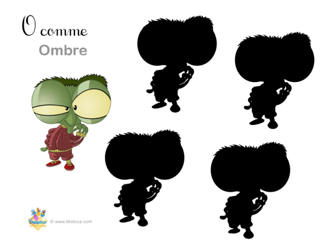 Coloriage hiver Abécédaire O