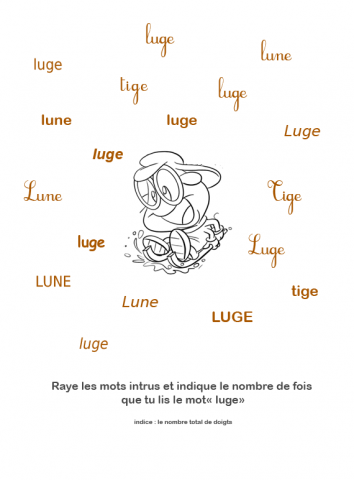 Coloriage hiver Abécédaire L