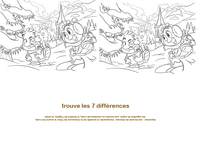 Coloriage de l'hiver - Abécédaire n