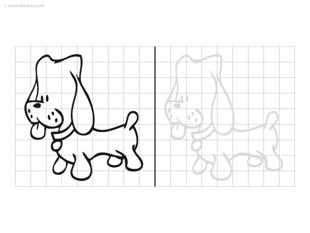 Moyenne Section : Copie dessin d'un chien