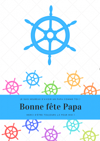 Carte fête des pères 2019
