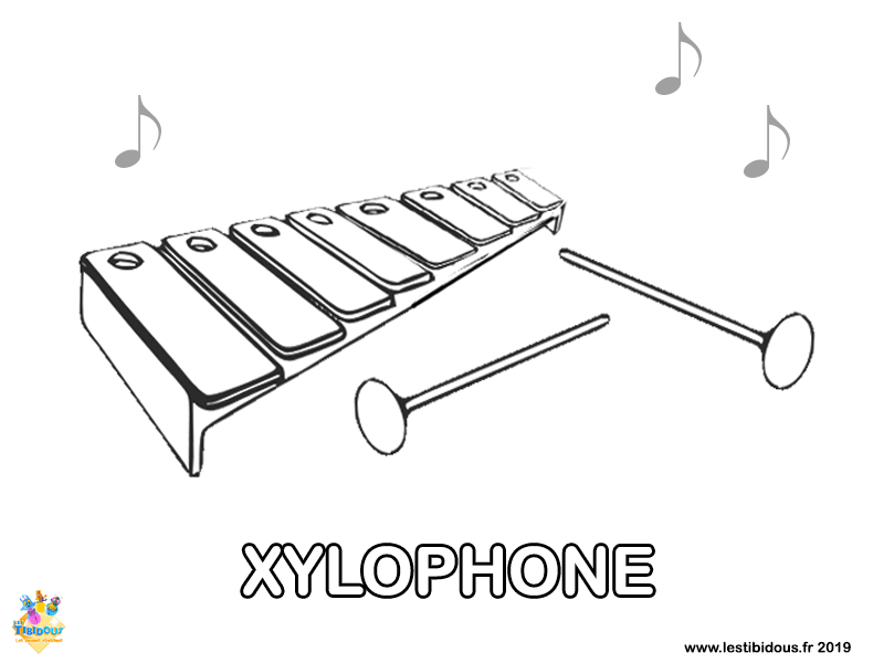 Les Tibidous Site Pour Enfants Coloriages Instruments De Musique Coloriage Musique